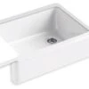 Kohler Whitehaven 29-11/16" X 21-9/16" X 9-5/8" Kitchen Sink, White -Whole House Kitchenware home design 36