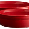 Emile Henry Burgundy Ceramic 8.5 Ounce Creme Brulee Dish, Set Of 2 -Whole House Kitchenware home design 361