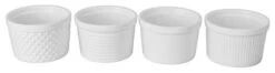 BIA Cordon Bleu Texture Ramekins, 4.5" W, 12 Oz., 4-Piece Set