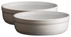 Emile Henry Flour Ceramic 8.5 Ounce Creme Brulee Dish, Set Of 2