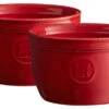 Emile Henry Burgundy Ceramic 5.1 Ounce #9 Ramekin, Set Of 2 -Whole House Kitchenware home design 371