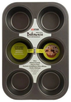 Muffin Pan Non-Stick 6 Jumbo