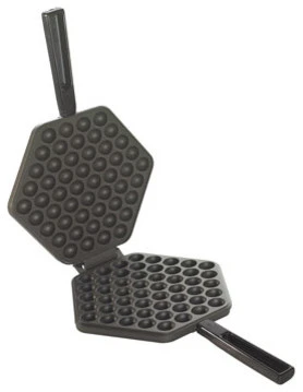 Nordic Ware Black Cast Aluminum Waffle Puff Pan 3 Nordic Ware Black Cast Aluminum Waffle Puff Pan