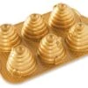 Nordic Ware Gold Cast Aluminum 3 Cup Beehive Cakelet Pan -Whole House Kitchenware home design 379