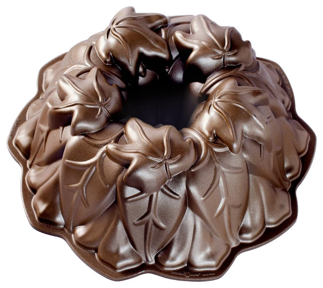 Nordic Ware 10.5 Inch Harvest Leaves Bundt Pan 3 Nordic Ware 10.5 Inch Harvest Leaves Bundt Pan