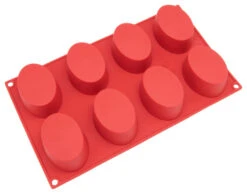Freshware 8-Cavity Silicone Oval Mold