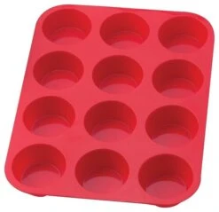 The Essentials Silicone Muffin Pan, 12-Cup, 13.5"x10"x1.25"