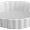 HIC Harold Import Co Porcelain 8 Inch Round Quiche Baking Dish