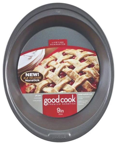 Good Cook 04035 Premium Bakeware Pie Pan, Non Stick, 9" 3 Good Cook 04035 Premium Bakeware Pie Pan, Non Stick, 9"