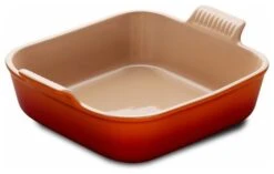 Le Creuset 3-Quart, 9" Heritage Square Dish, Flame