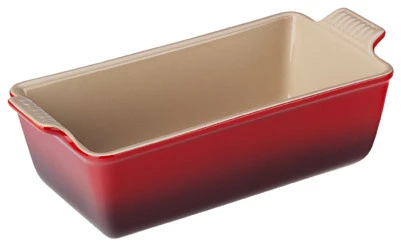 Le Creuset 9"x5"x3" (1 1/2-Quart,/1 Lb.) Heritage Loaf Pan, Cherry 3 Le Creuset 9"x5"x3" (1 1/2-Quart,/1 Lb.) Heritage Loaf Pan, Cherry