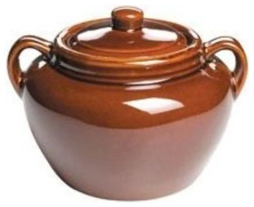 Fox Run 0 Earthenware Bean Pot, 3 Qt. 3 Fox Run 0 Earthenware Bean Pot, 3 Qt.