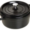 Staub Cast Iron 2.75-qt Round Cocotte - Matte Black -Whole House Kitchenware home design 487