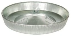 Miller Galvanized Feeder Pan, 14"