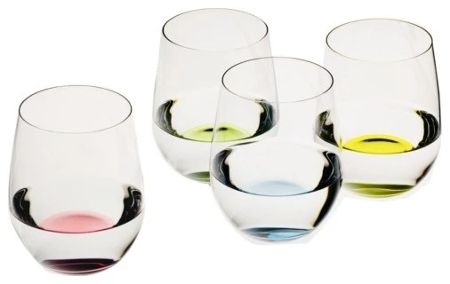 Riedel O Happy 11.125 Ounce Stemless Wine Glass Tumbler, Set Of 4 3 Riedel O Happy 11.125 Ounce Stemless Wine Glass Tumbler, Set Of 4