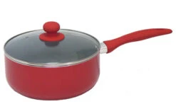 Gourmet Chef 3 Fl Qt Eco Friendly Non Stick Ceramic Sauce Pan.