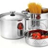 4-Piece Steamer Pot Set, Stainless Steel -Whole House Kitchenware home design 516