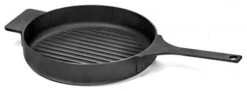 Serax Enameled Cast Iron Grill Pan, Black