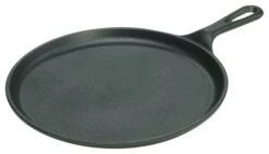 Lodge Logic Cast Iron Round Griddle Pan, 10.5 Inch