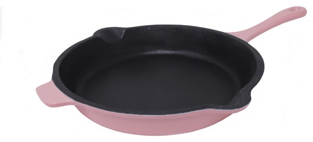 Neo Cast Iron Fry Pan, Pink, 10" 3 Neo Cast Iron Fry Pan, Pink, 10"