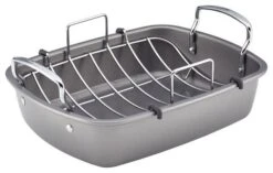 Nonstick Bakeware 17" By 13" Roaster With U-Rack