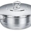 Korkmaz18/10 Stainless Steel Dutch Oven Covered Stockpot 3.8 Quart