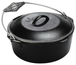 Lodge Logic Pre-Seasoned Cast Iron Dutch Oven, 5 Quart