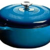 Lodge Caribbean Blue Color Enamel Dutch Oven, 7.5 Quart 1 Lodge Caribbean Blue Color Enamel Dutch Oven, 7.5 Quart -Whole House Kitchenware home design 607