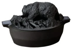 Black Matte Bear Steamer