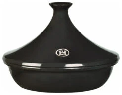 Emile Henry Charcoal Ceramic 3.7 Quart Tagine