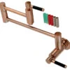Kingston Brass Kaiser Pot Filler Faucets With Antique Copper Finish KS810DKLAC -Whole House Kitchenware home design 63