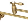 KS3103TAL Tudor Wall Mount Pot Filler Kitchen Faucet, Antique Brass -Whole House Kitchenware home design 65