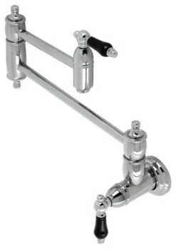 Kingston Brass KS3101PKL Duchess Wall Mount Pot Filler, Polished Chrome