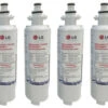 LG LT700P Kenmore 46-9690 ADQ36006101 Refrigerator Water Filter, Set Of 4