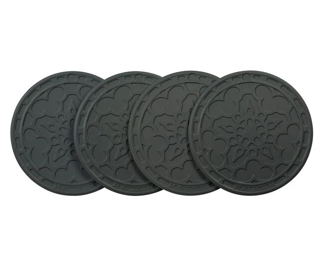 Le Creuset French Coasters, Set Of 4 3 Le Creuset French Coasters, Set Of 4